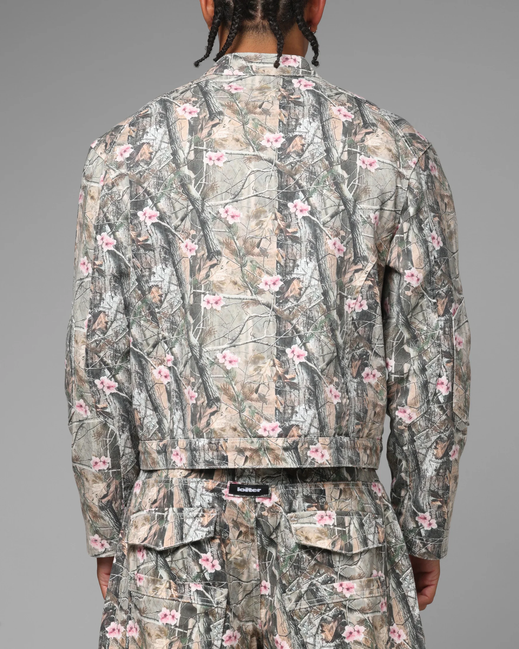 Loiter Thrasher Jacket Pink Tree Camo - Image 3