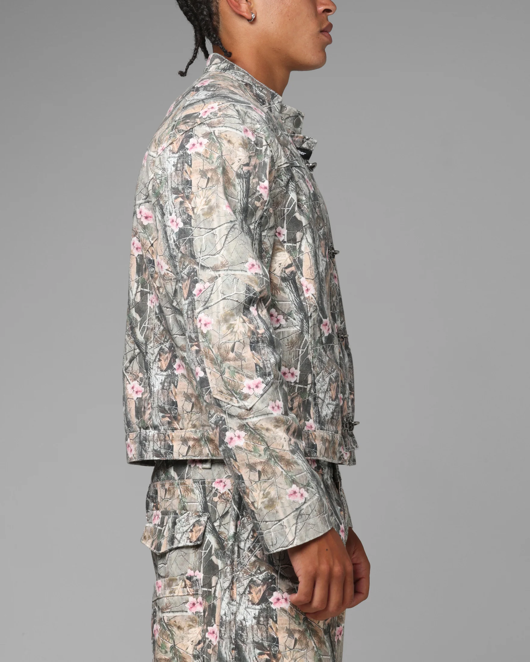 Loiter Thrasher Jacket Pink Tree Camo - Image 4