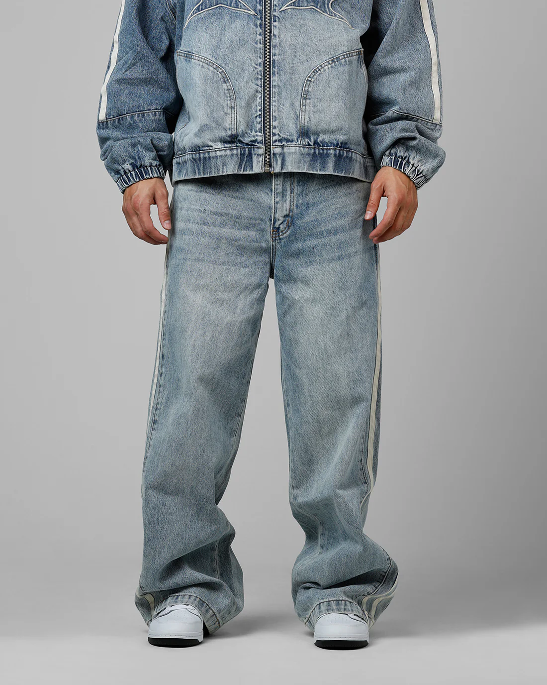 Track Star Denim Jeans Blue Wash