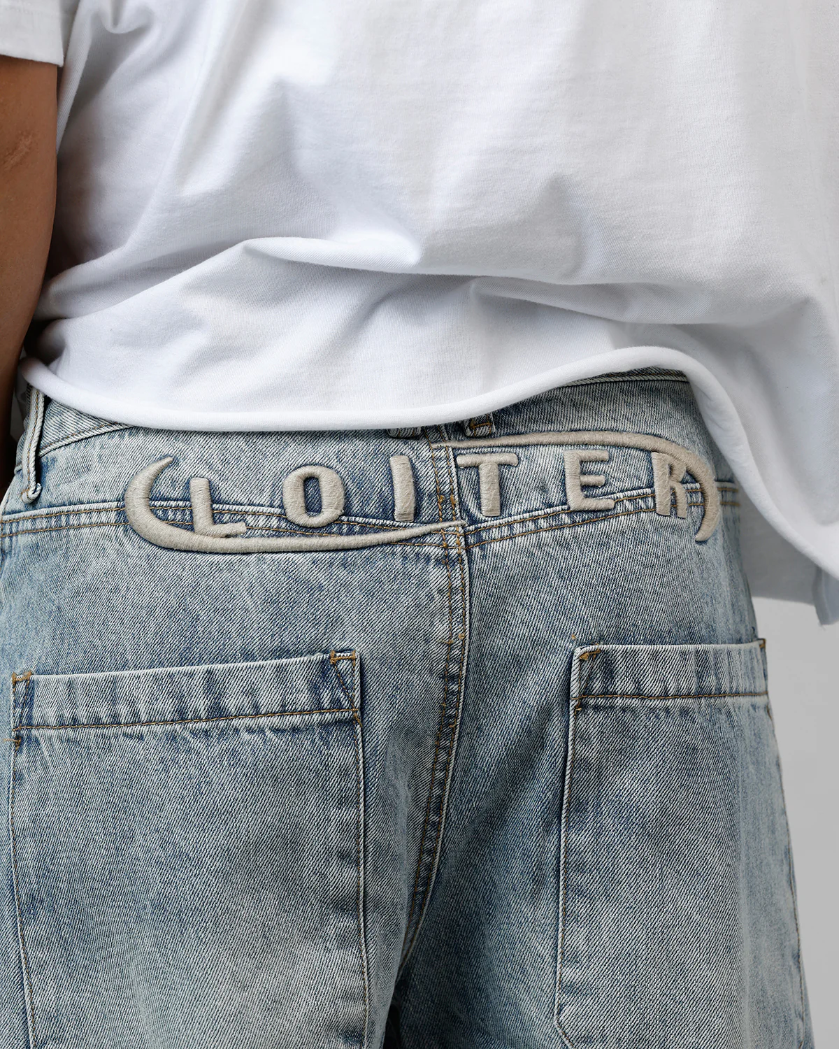 Track Star Denim Jeans Blue Wash - Image 7