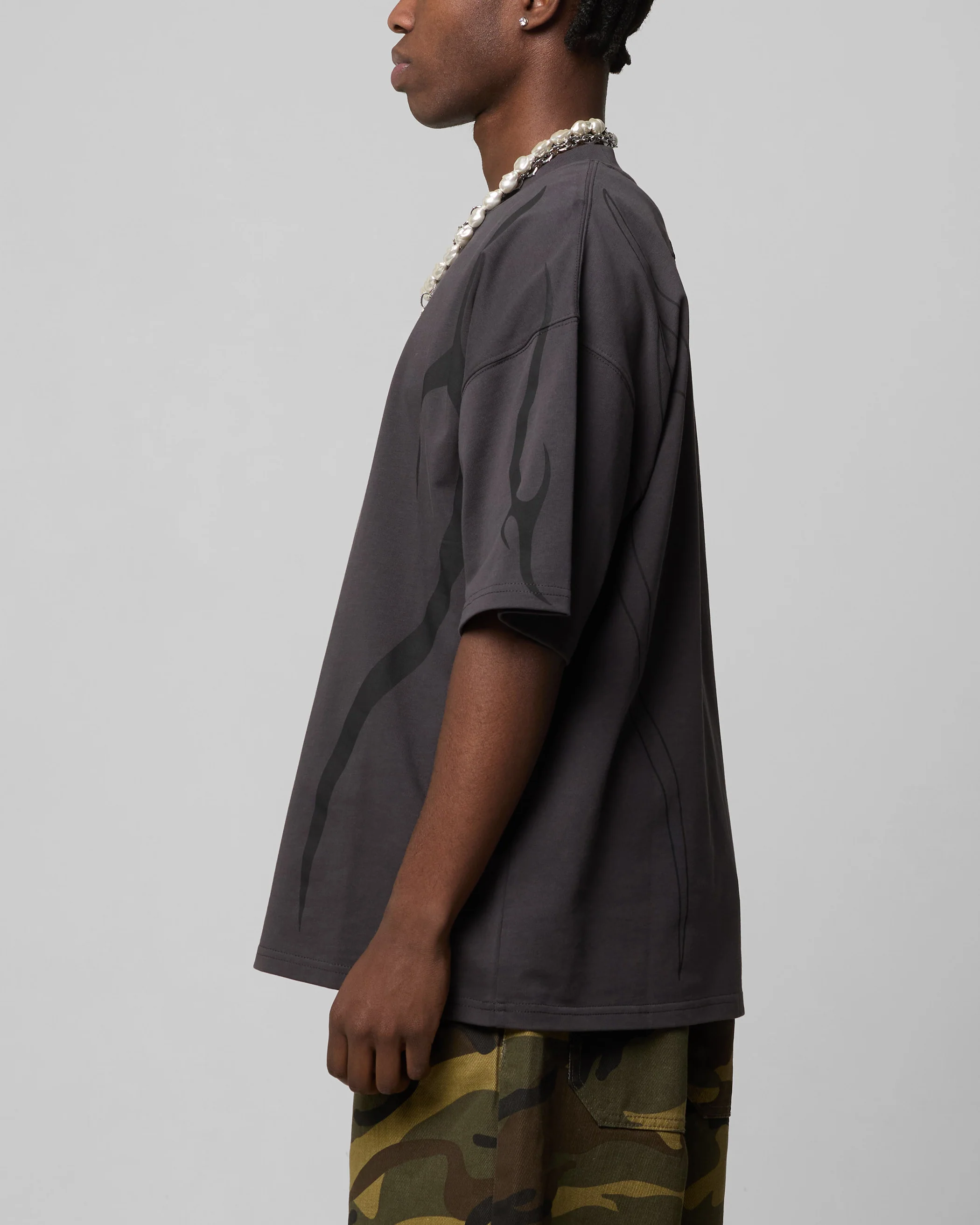 Trackstar T-Shirt Charcoal - Image 6