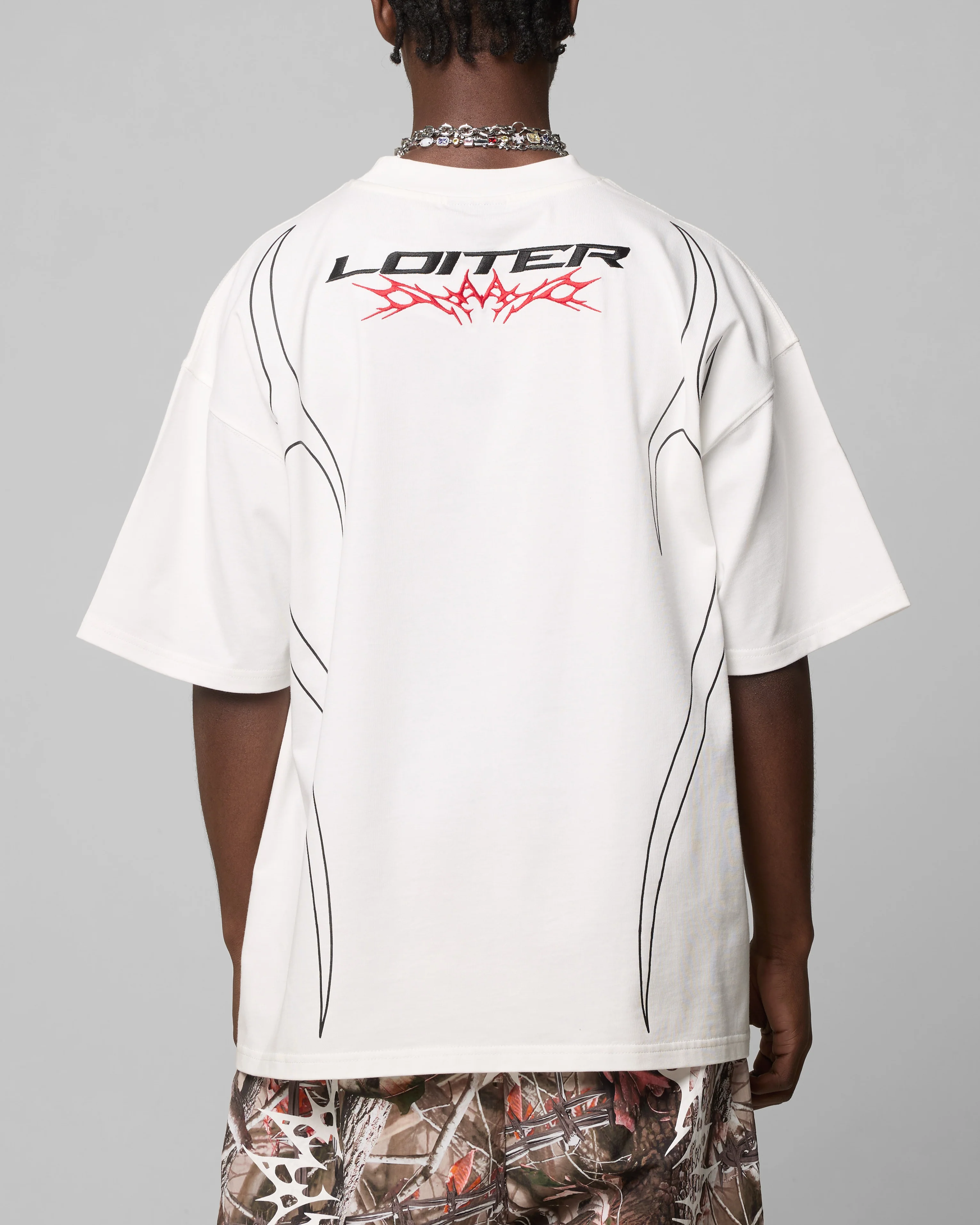 Trackstar T-Shirt Off White - Image 2
