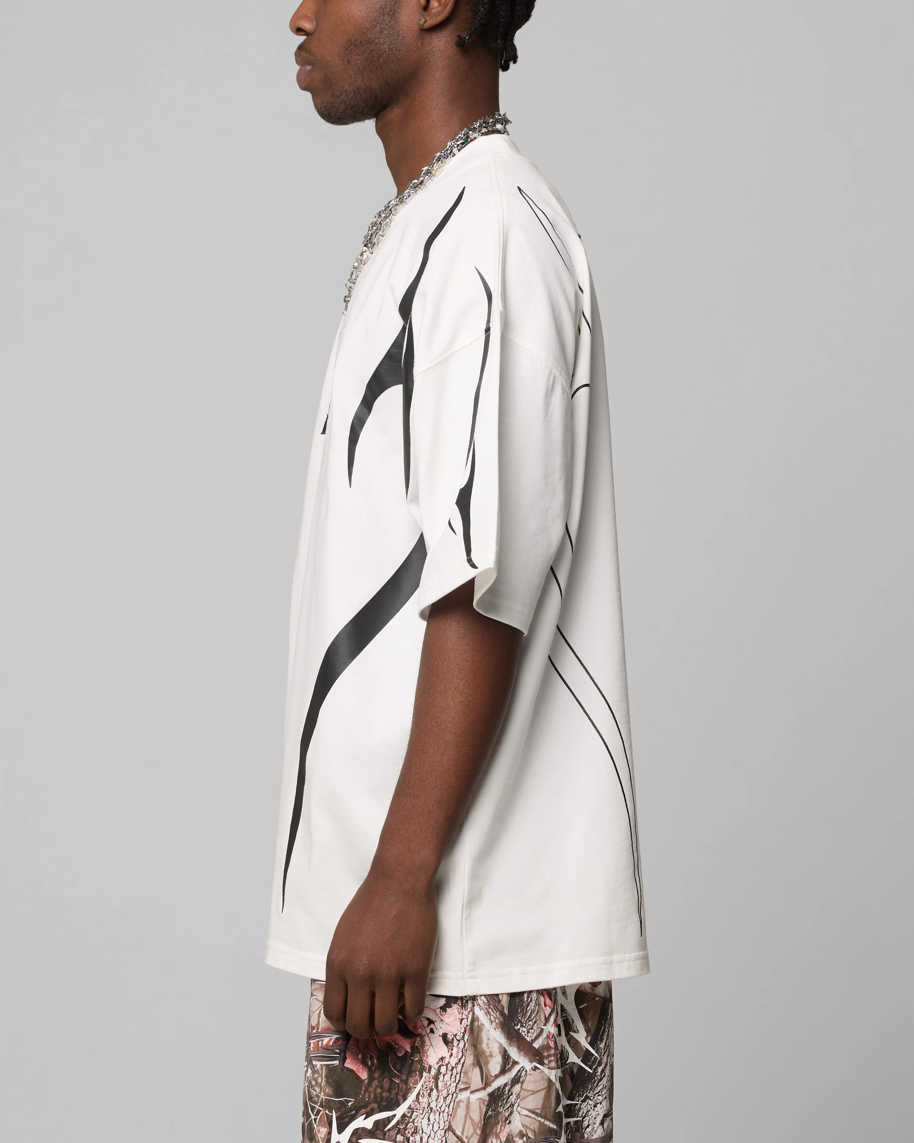 Trackstar T-Shirt Off White - Image 6