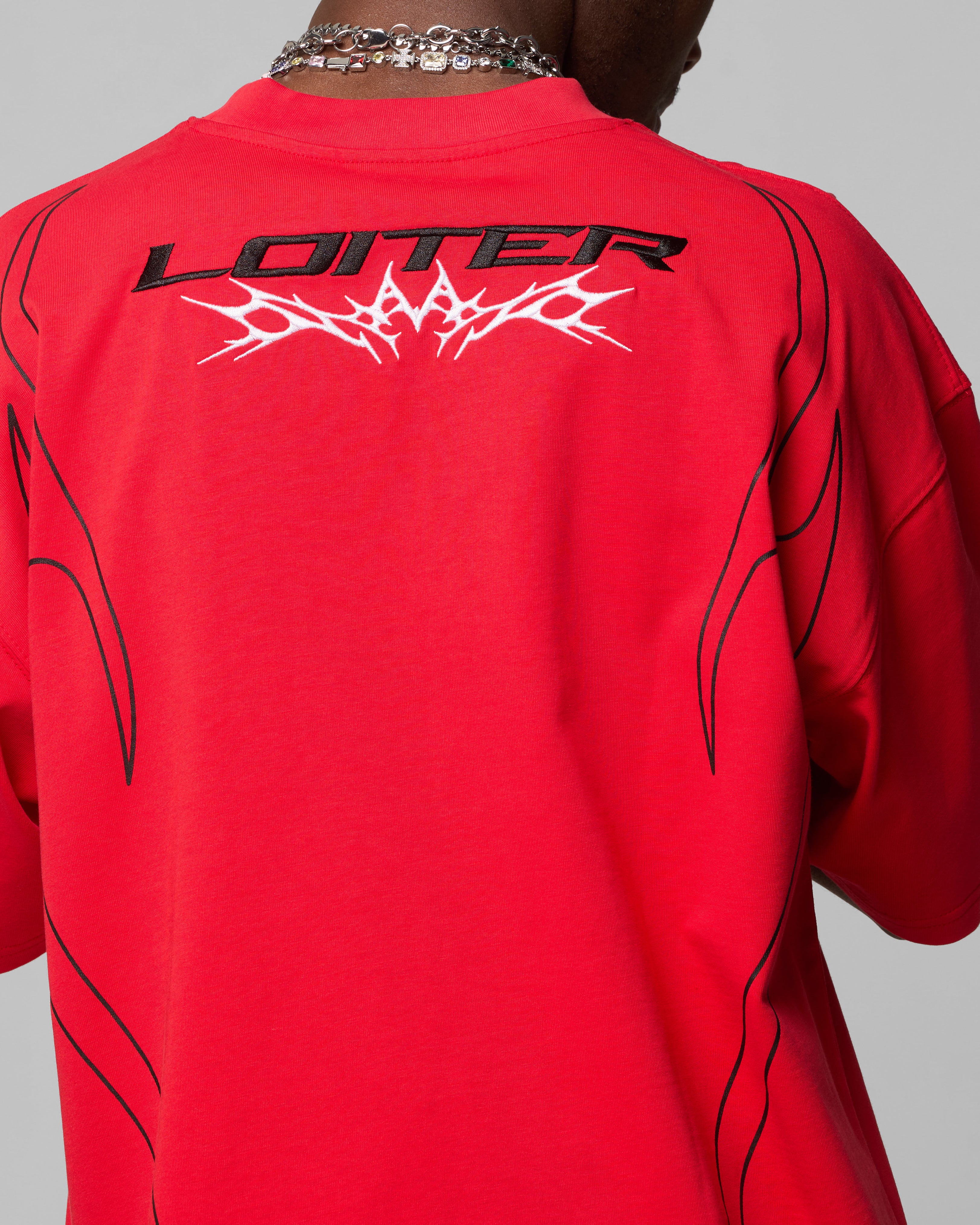 Trackstar T-Shirt Red - Image 7