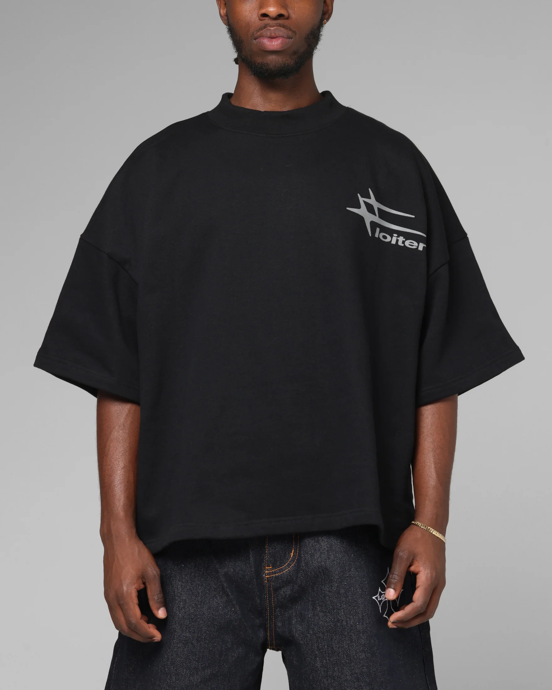 Loiter Ultra Hybrid Premium T-Shirt Black - Image 2