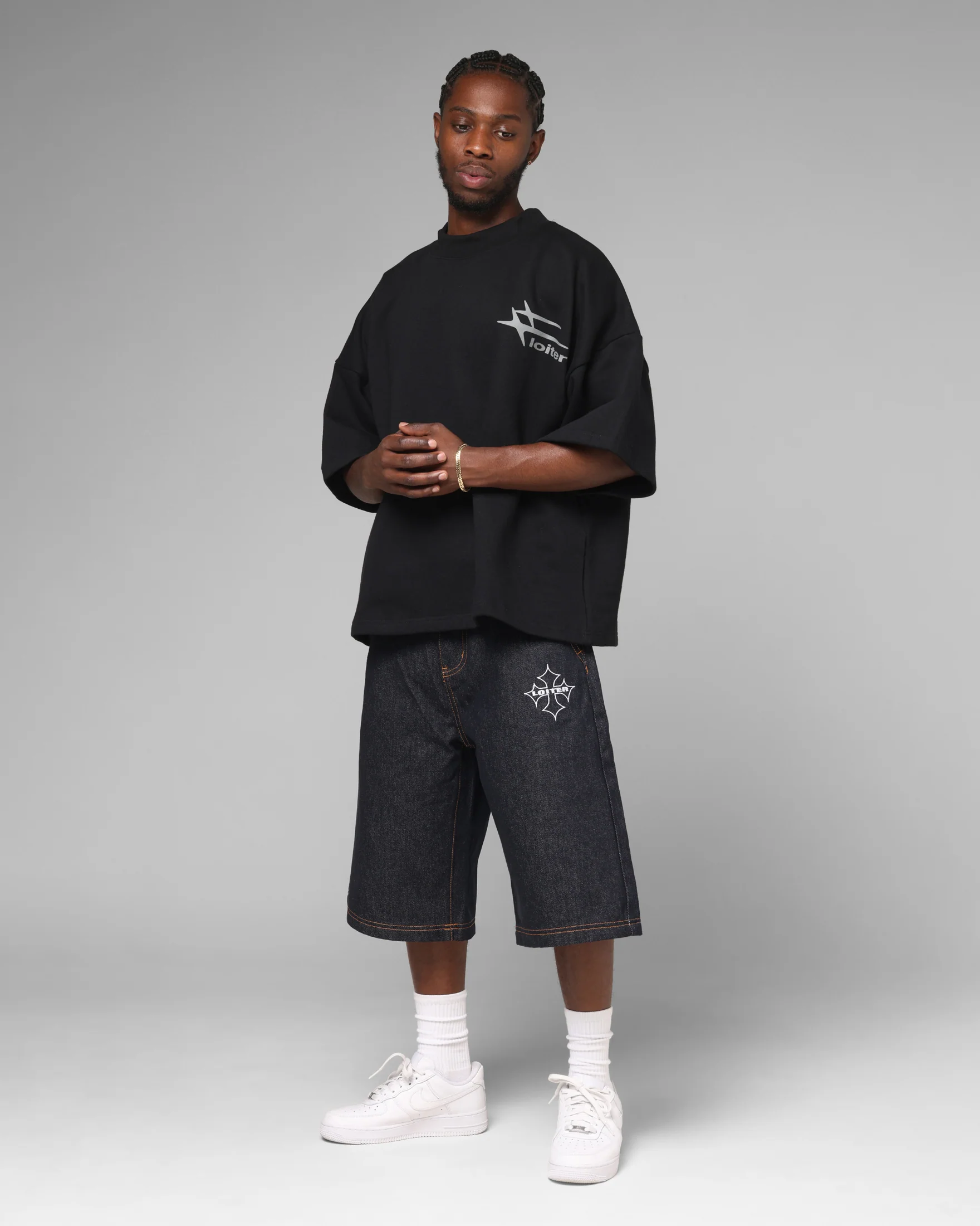 Loiter Ultra Hybrid Premium T-Shirt Black - Image 4