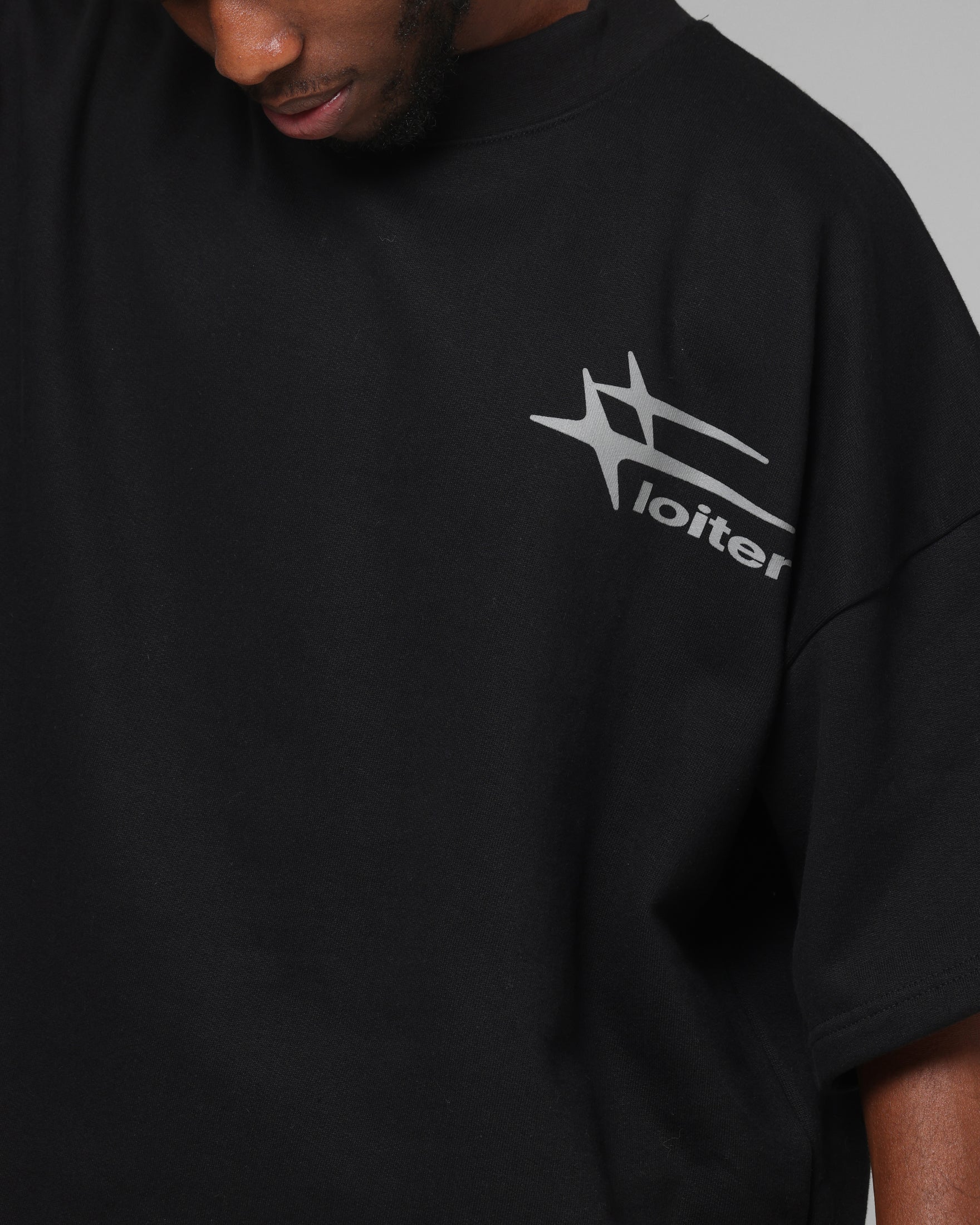 Loiter Ultra Hybrid Premium T-Shirt Black - Image 8