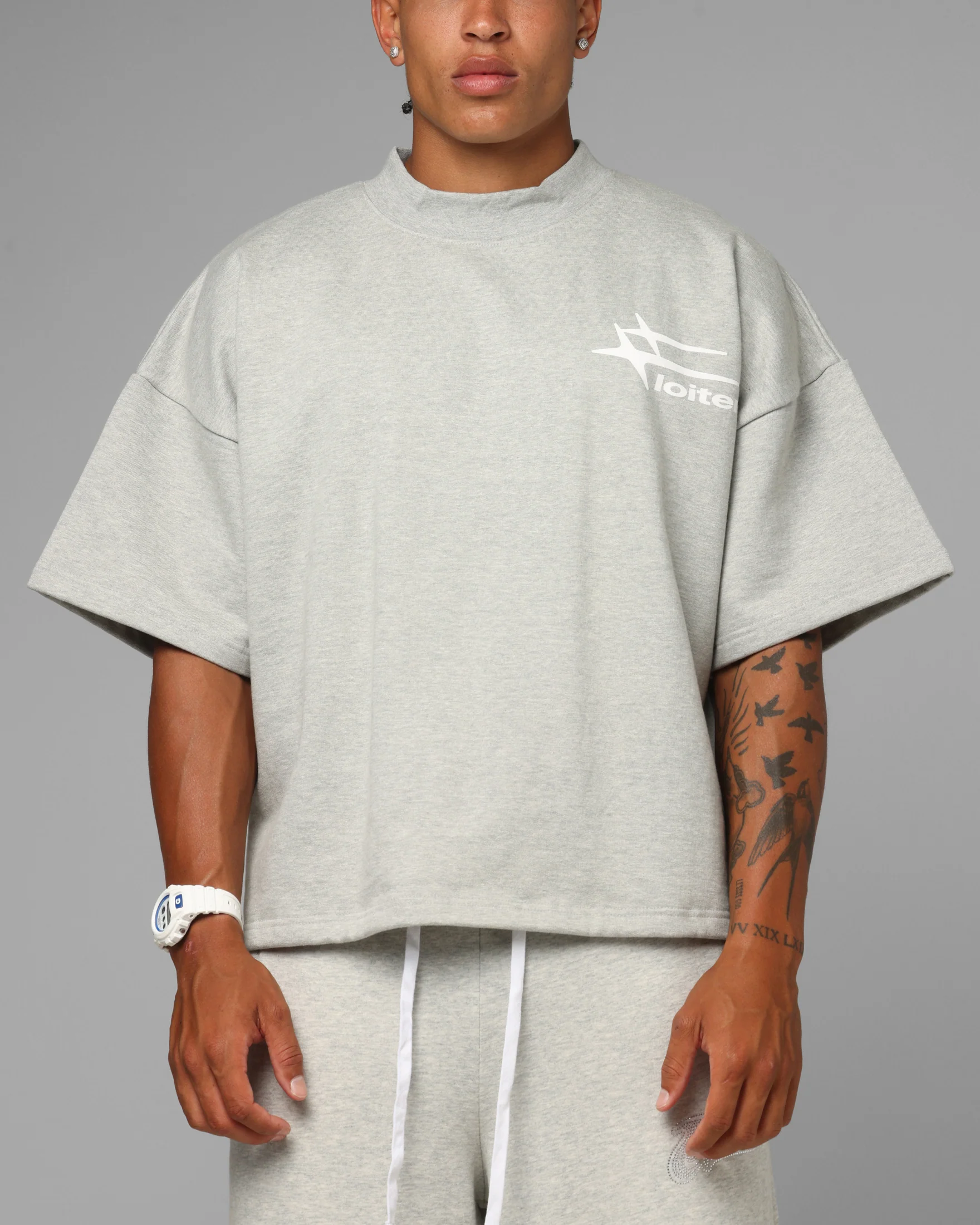 Loiter Ultra Hybrid Premium T-Shirt Grey - Image 2