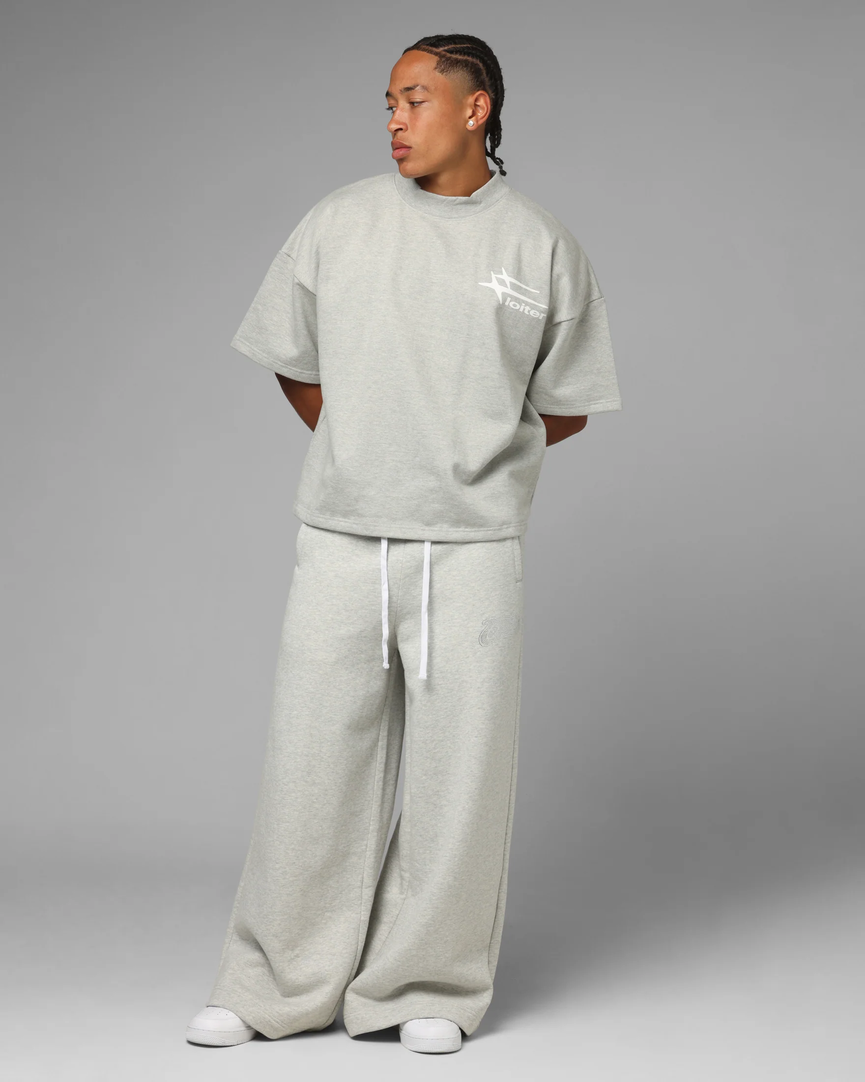 Loiter Ultra Hybrid Premium T-Shirt Grey - Image 4