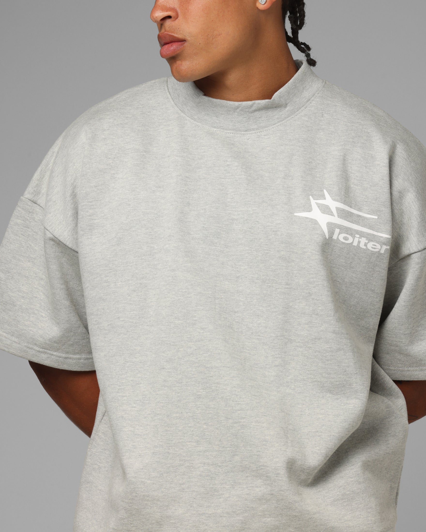 Loiter Ultra Hybrid Premium T-Shirt Grey - Image 8