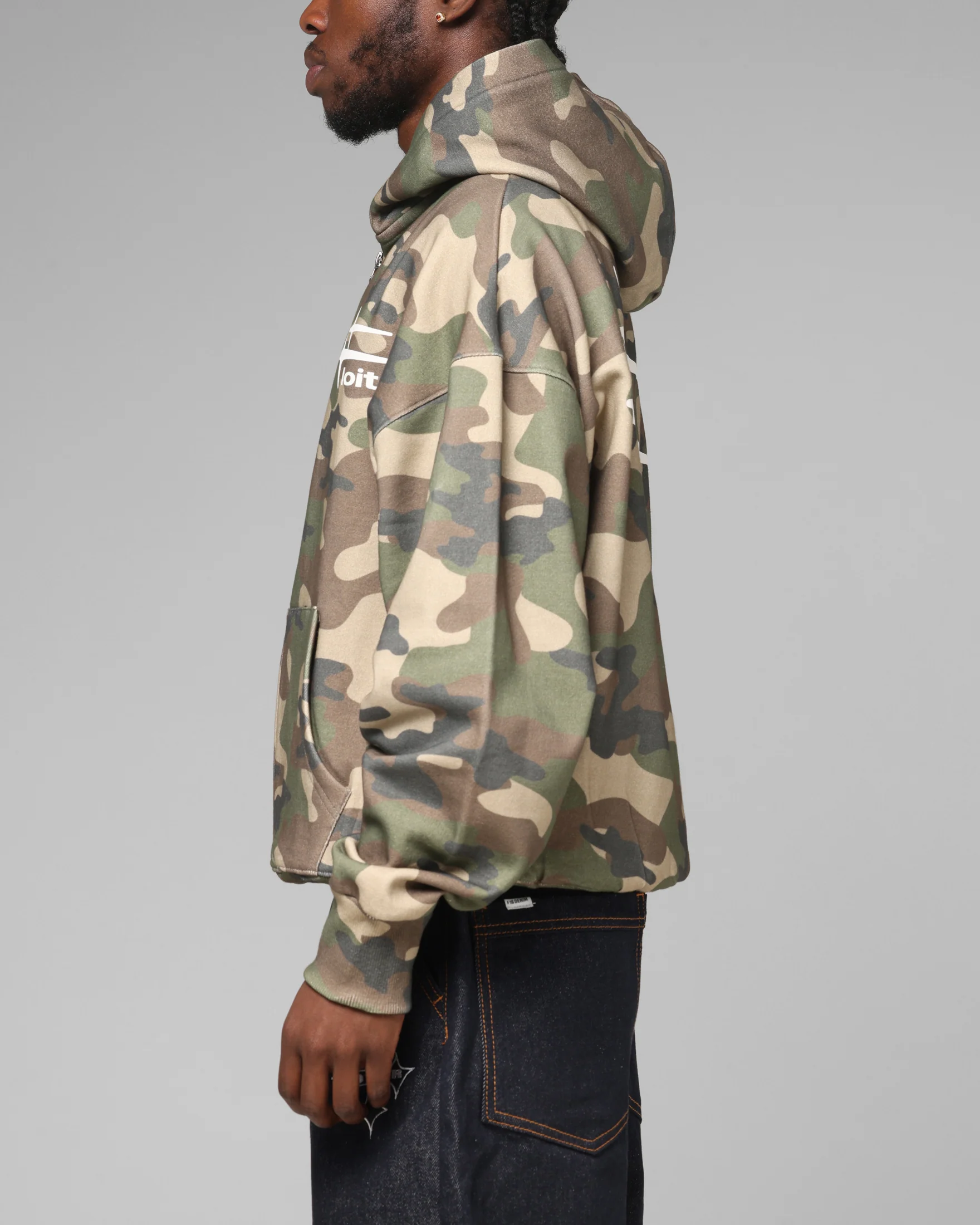 Loiter Hybrid Premium Hoodie Camo - Image 6