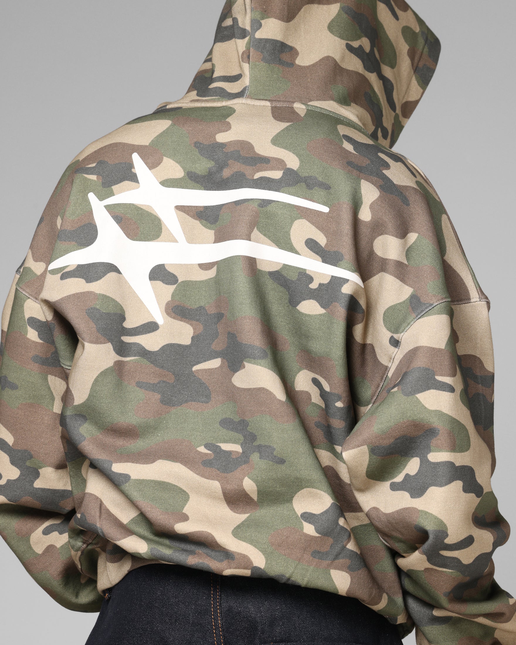 Loiter Hybrid Premium Hoodie Camo - Image 7
