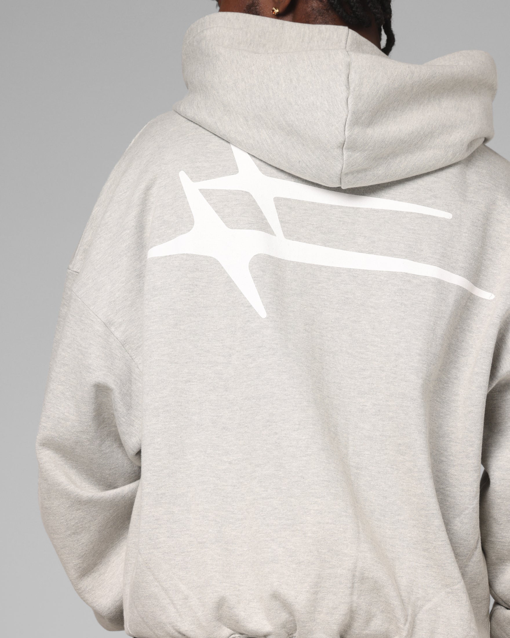 Loiter Hybrid Premium Hoodie Grey - Image 7