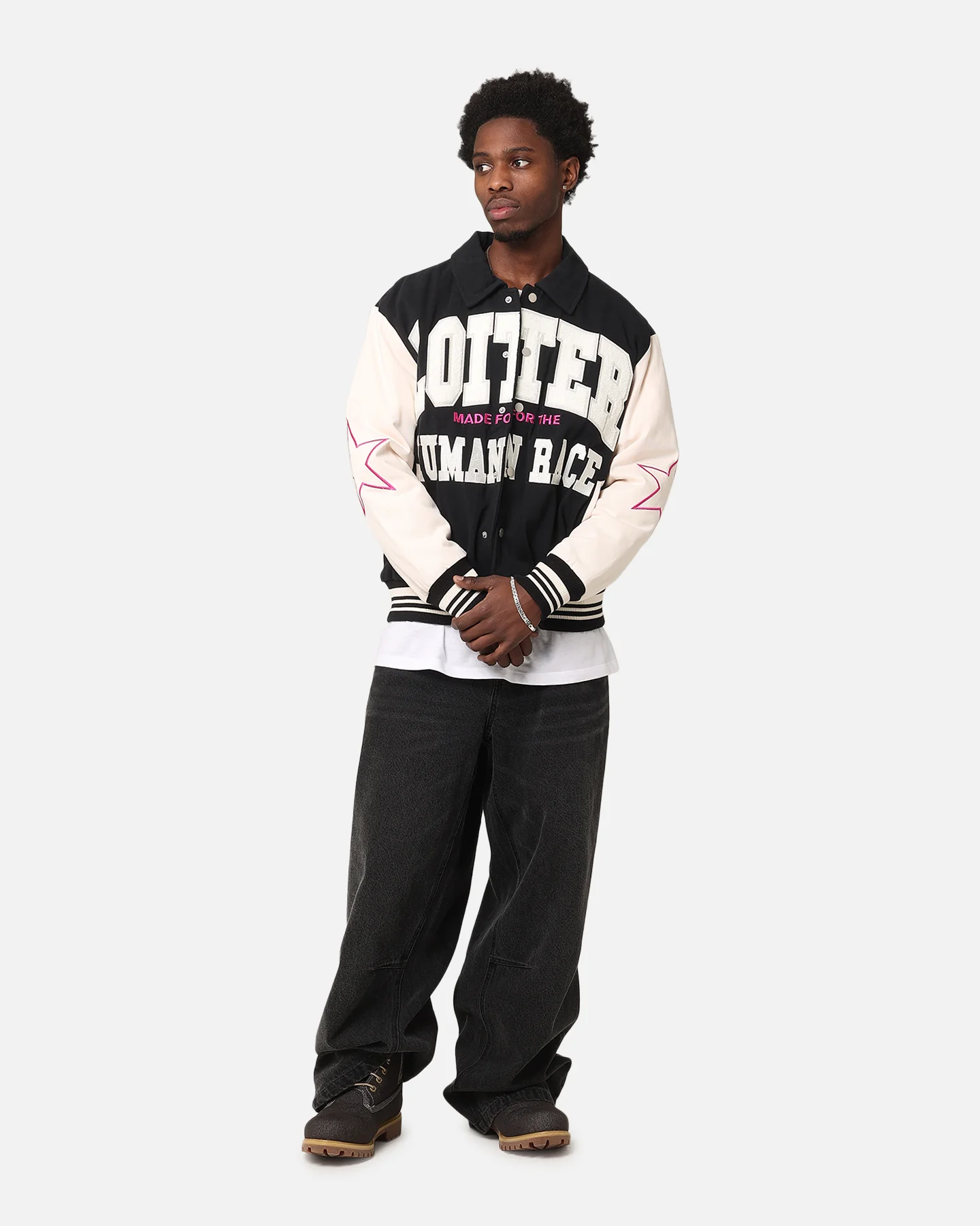 Vice City Varsity Jacket Black - Image 3