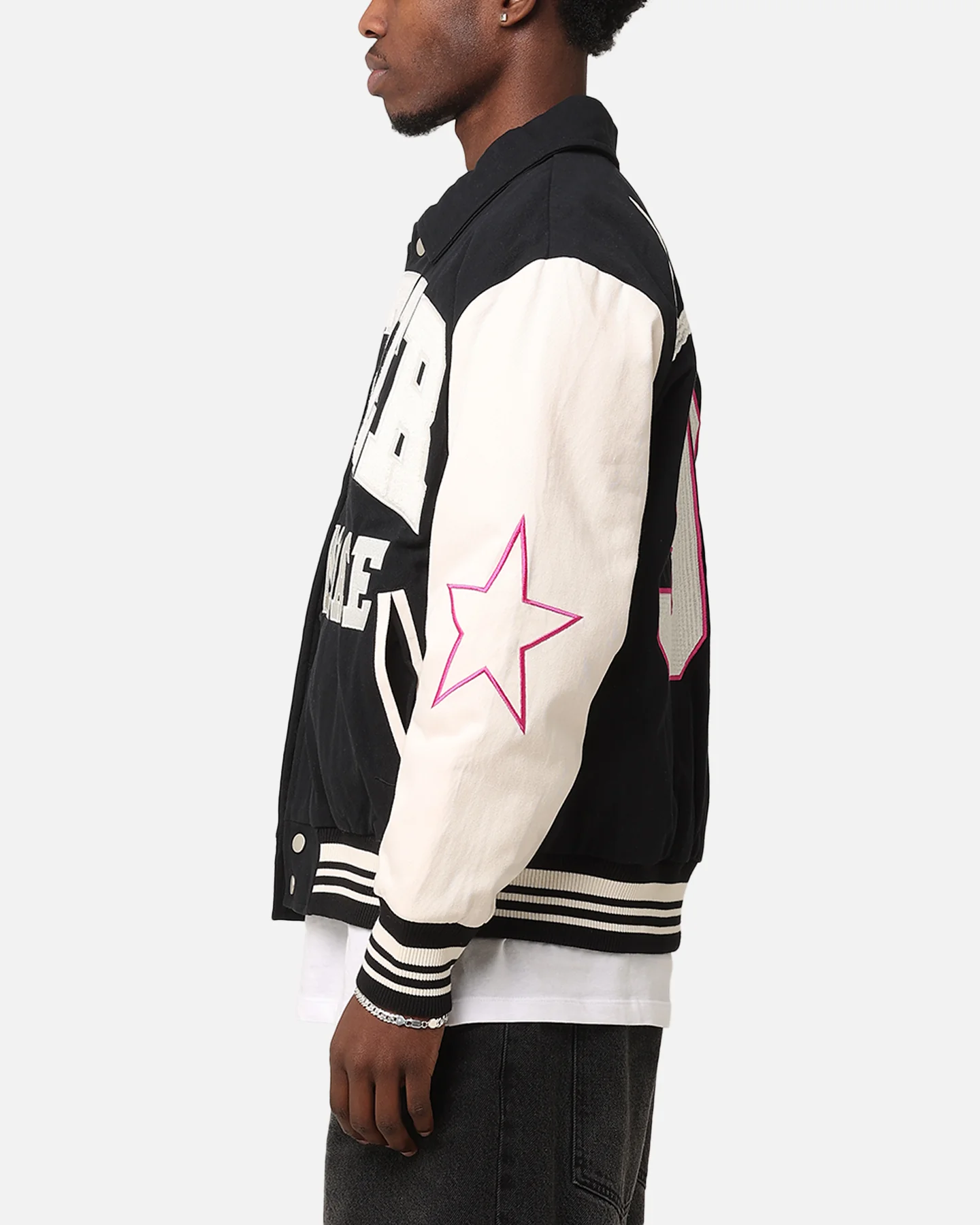 Vice City Varsity Jacket Black - Image 6