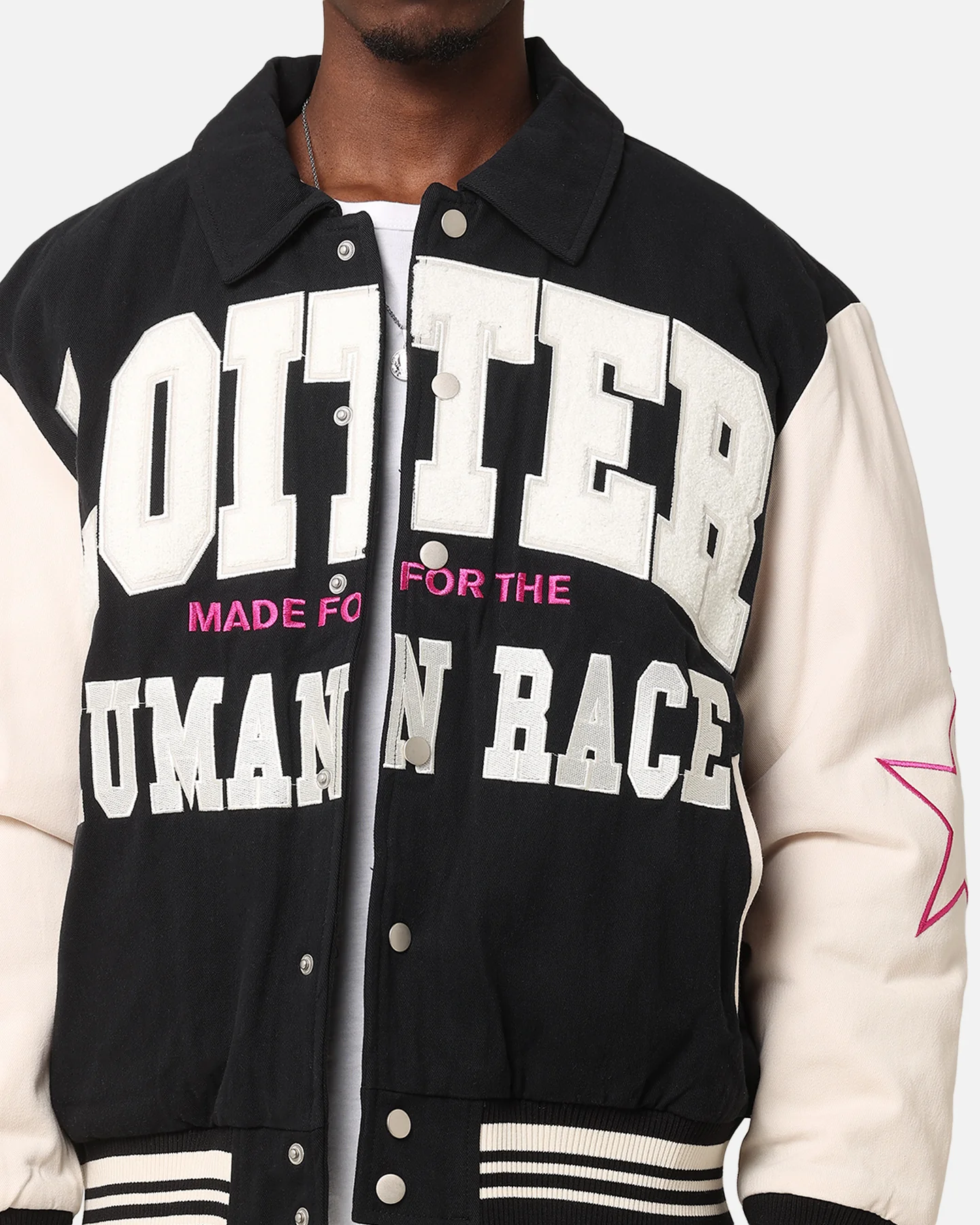 Vice City Varsity Jacket Black - Image 7
