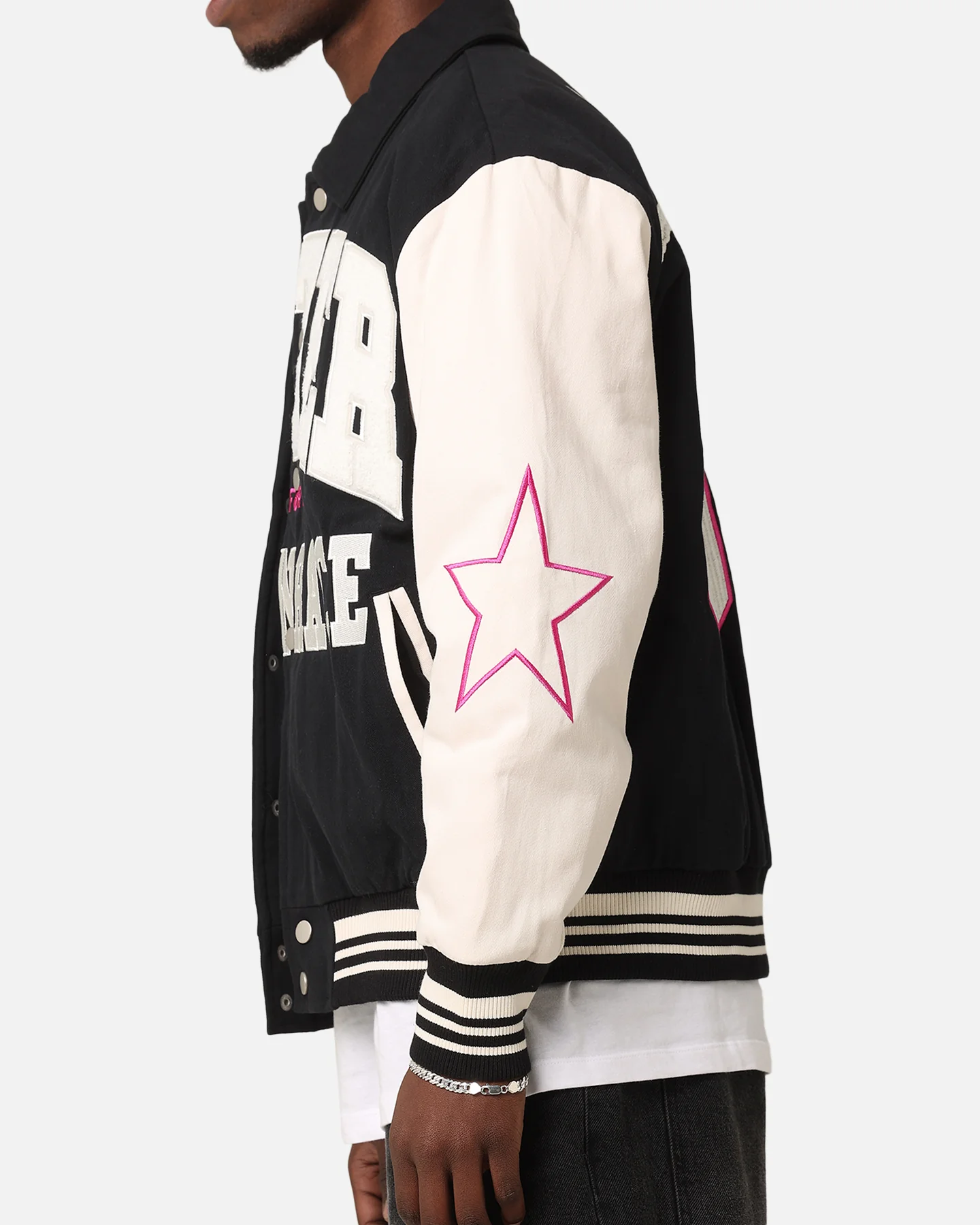 Vice City Varsity Jacket Black - Image 9
