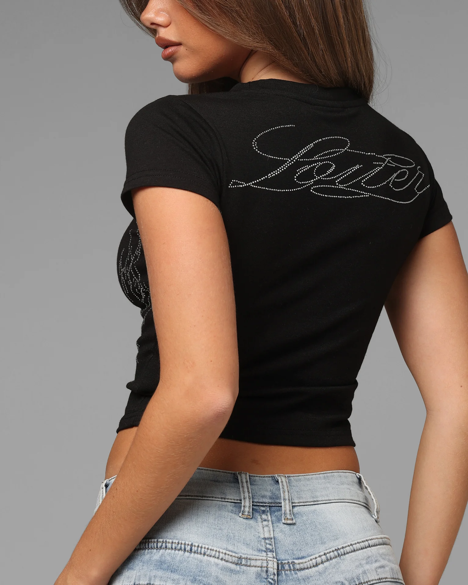 Loiter Women's Opaque Baby T-Shirt Black - Image 8