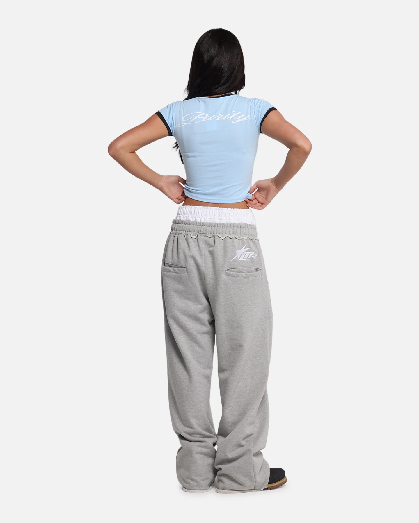 Women's Purity Baby T-Shirt Baby Blue - Image 4