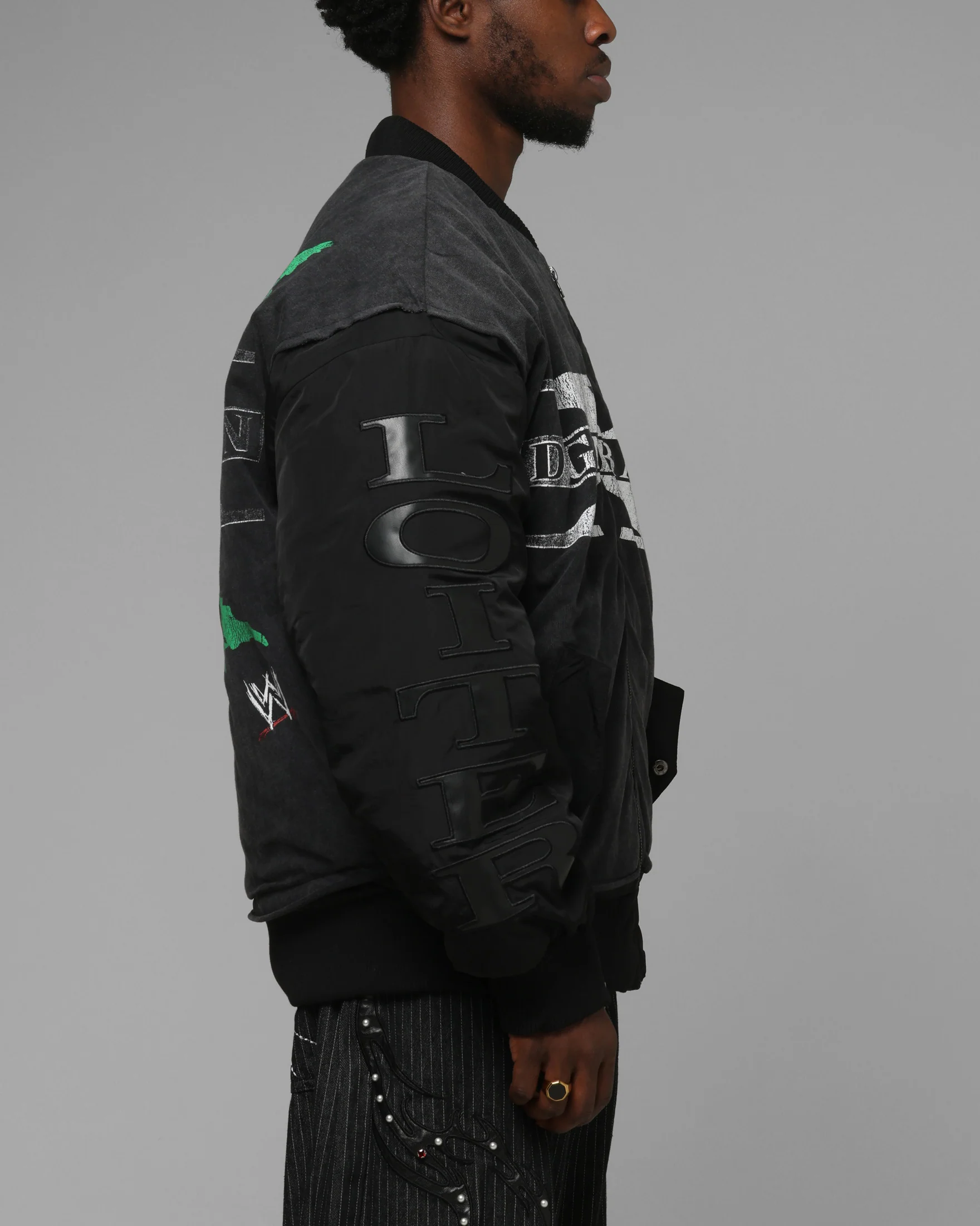 Loiter X WWE DX Generation Bomber Jacket Black - Image 6