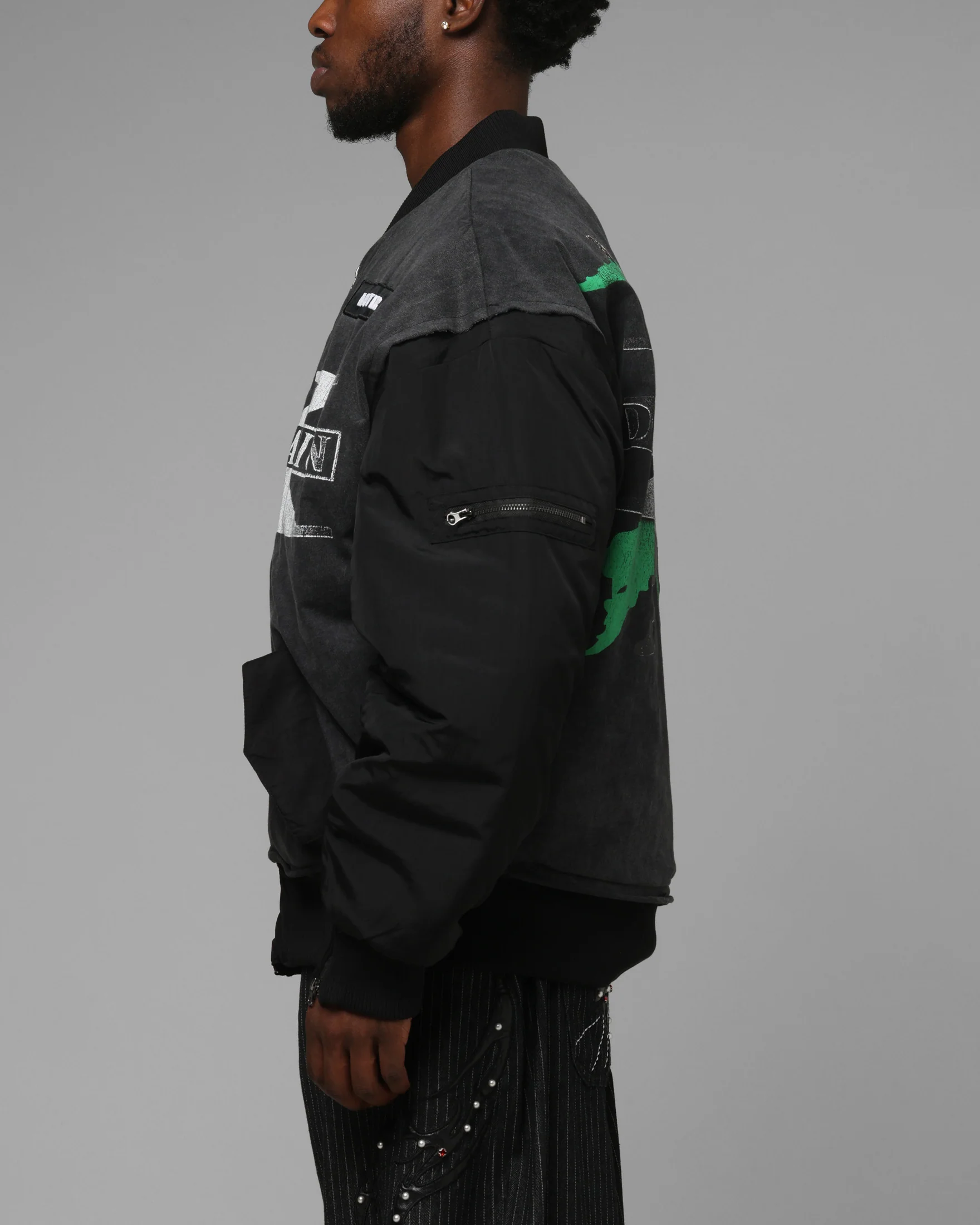 Loiter X WWE DX Generation Bomber Jacket Black - Image 7