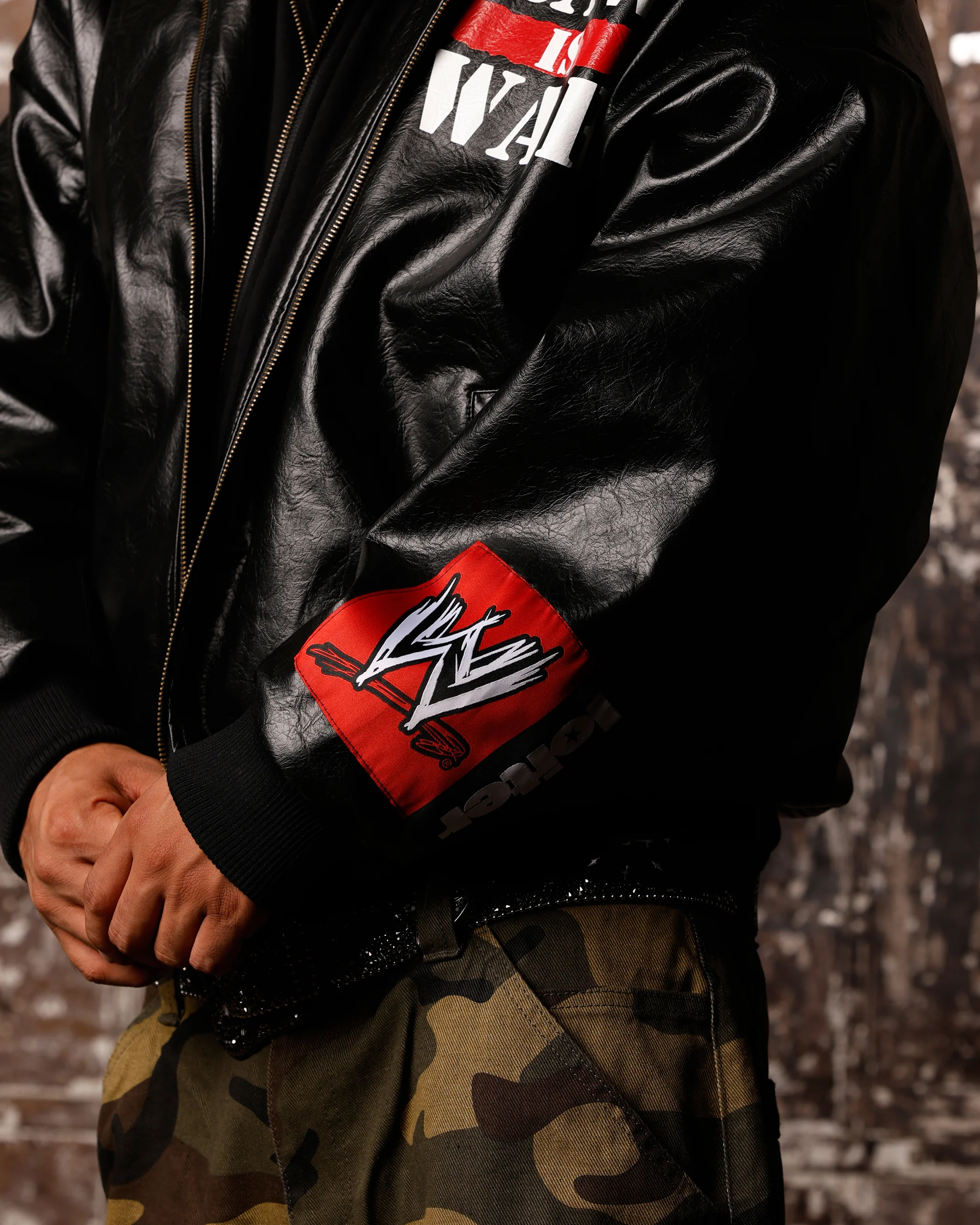 Loiter X WWE Raw Is War Jacket Black - Image 8