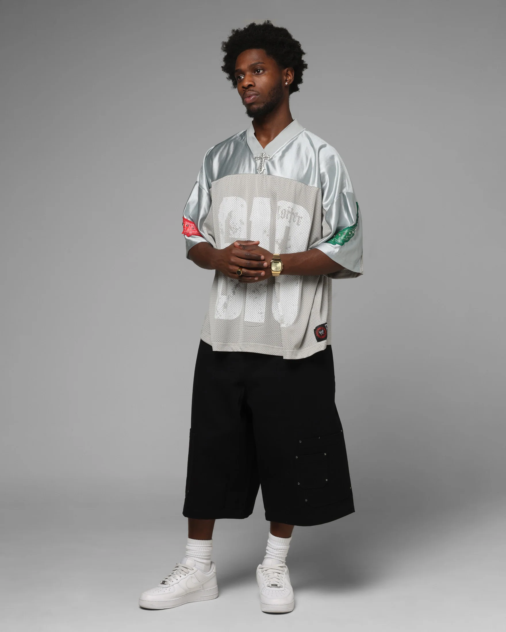 Loiter X WWE Rey Mysterio Jersey Grey - Image 3