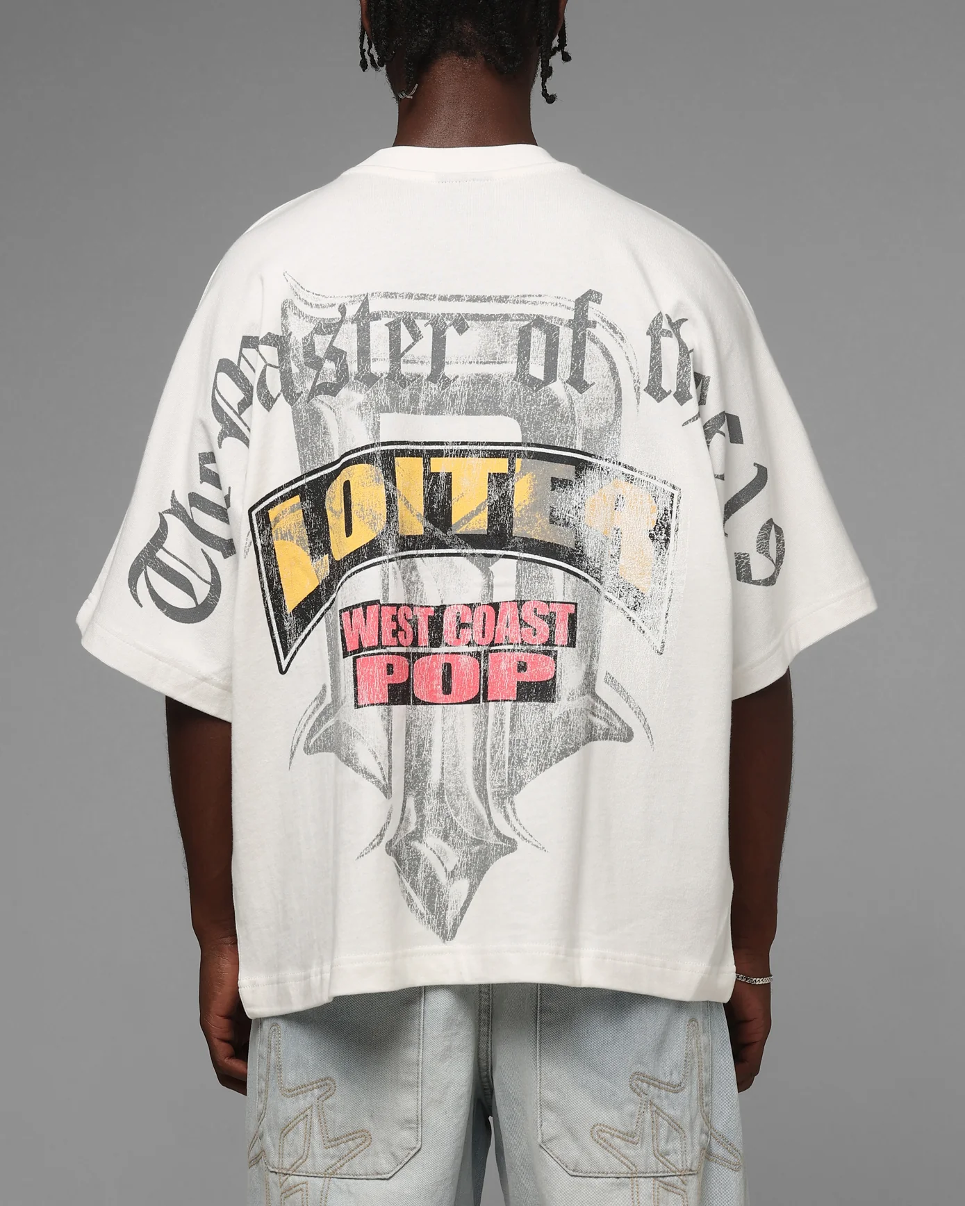 Loiter X WWE Rey Mysterio T-Shirt White - Image 2