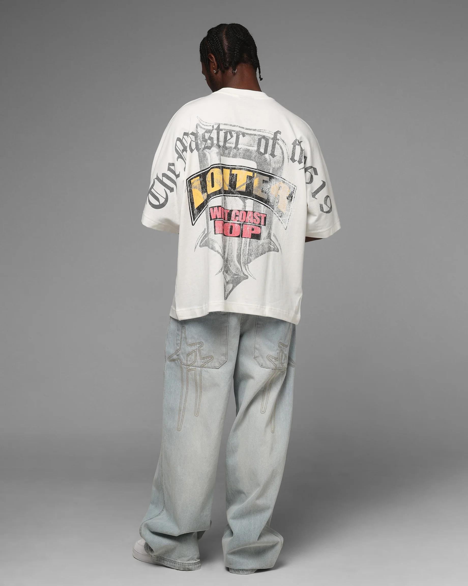Loiter X WWE Rey Mysterio T-Shirt White - Image 4