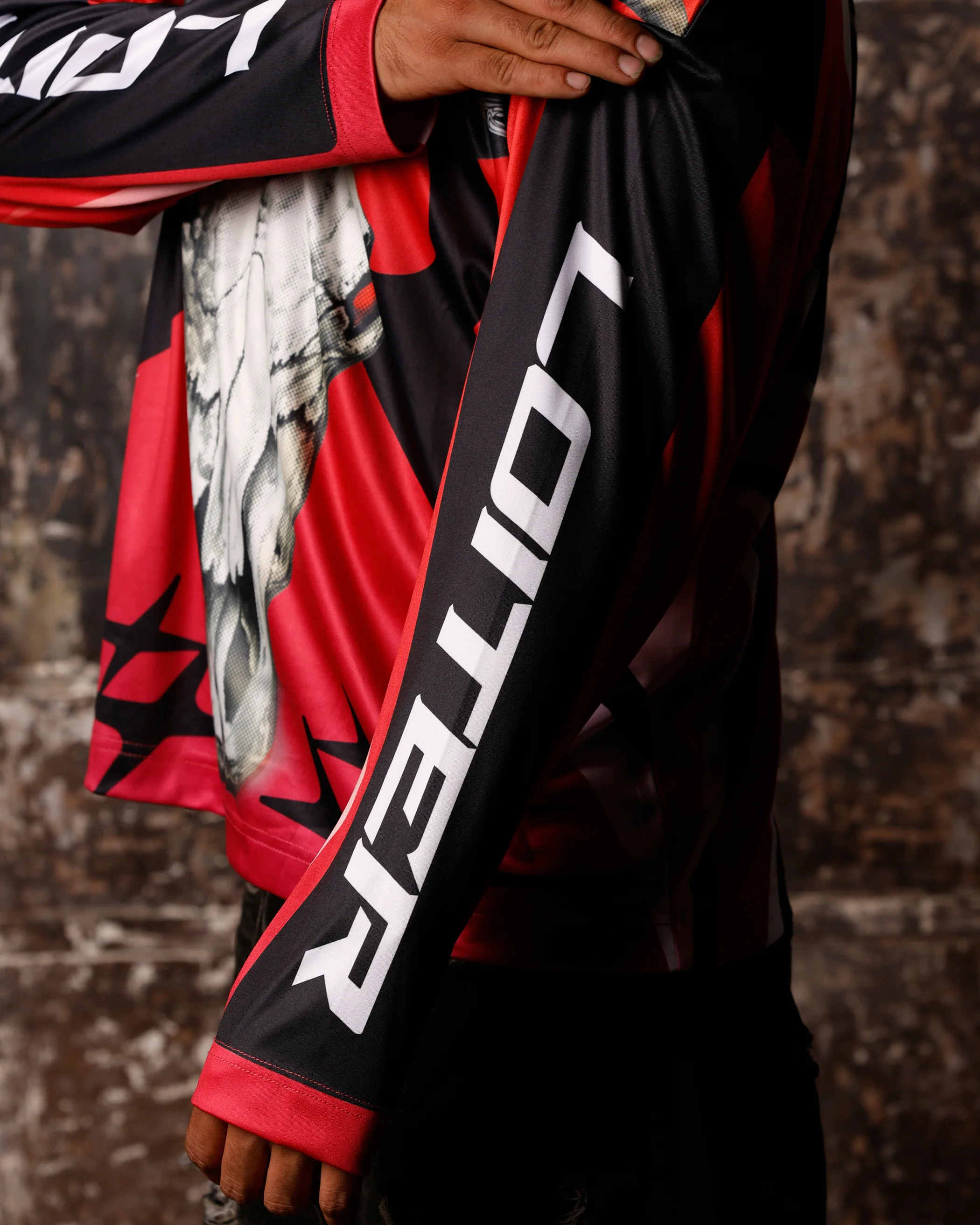 Loiter X WWE The Rock Motorcross Long Sleeve Jersey - Image 7