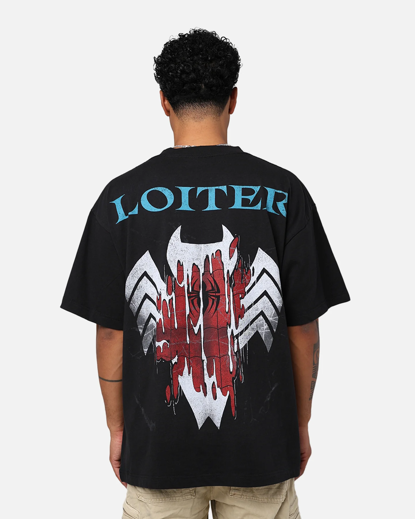Marvel Spider-Man Symbiote T-Shirt Black - Image 5