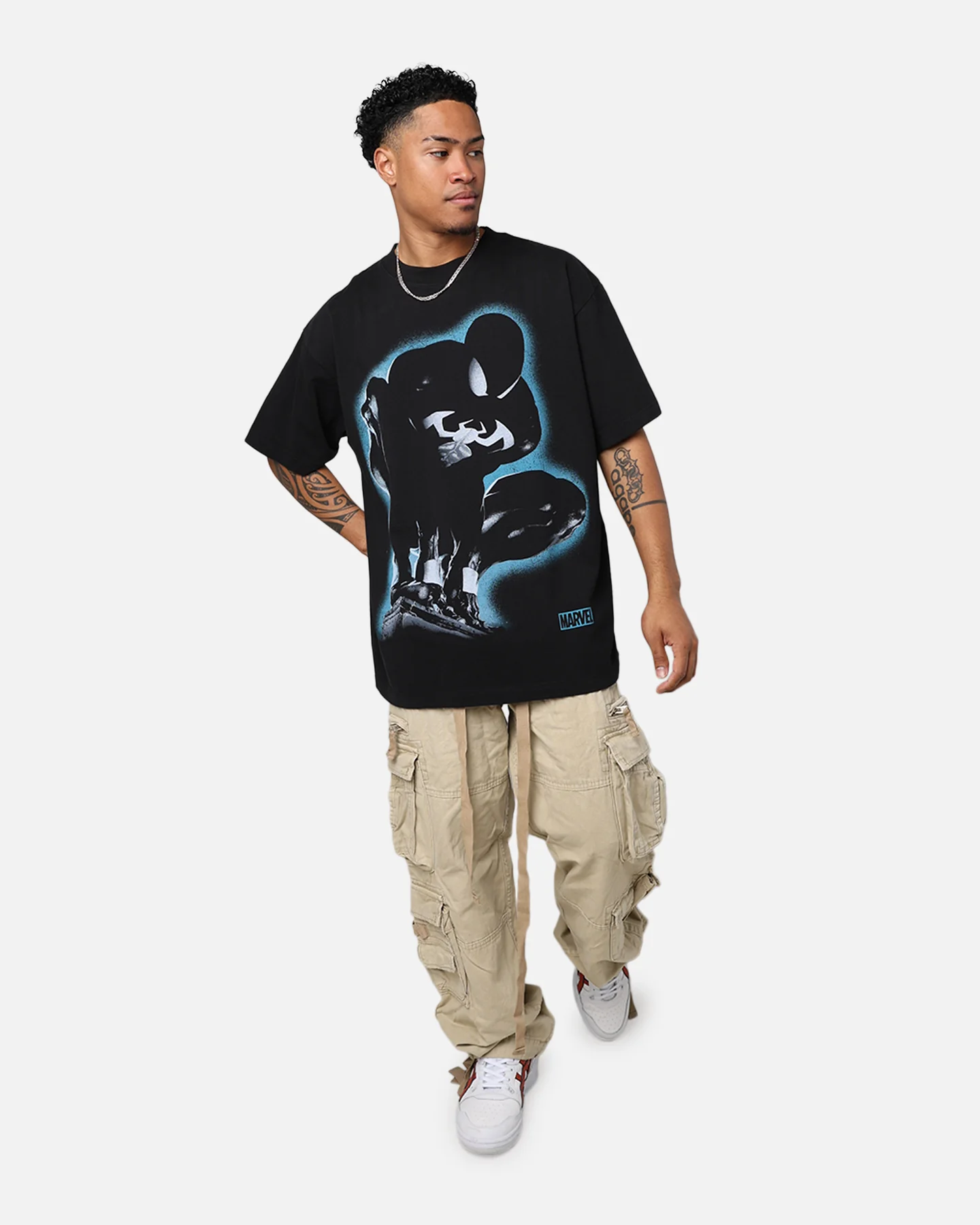Marvel Spider-Man Symbiote T-Shirt Black - Image 8